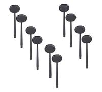 OUNONA 10Pcs Eye Occluder for Eyesight Test Black Abs Plastic Vision Exam Tool for School Hospital Home Use Eye Cover for Accurate Visual Acuity Assessment
