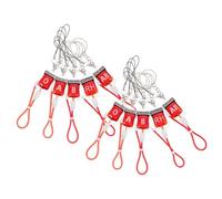 OUNONA 10pcs Halloween Blood Pouch Keychains Vampire Party Favors B Ab Rh Blood Type Design for Holiday Decorations and Gifts