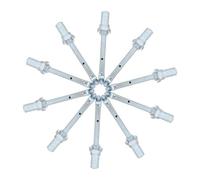 OUNONA 10pcs Heavy-Duty Truck Tyre Washer Nozzle Quick Cooling Brake Wheel Hub Spray for Tire Life Extension Easy-Install Water Sprayer for Long Distance Vehicle Safety
