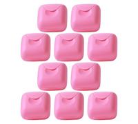OUNONA 10pcs Leakproof Travel Soap Boxes with Sealed Lids Portable Plastic Soap Holders for Outdoor Trips and Business Travel Reusable