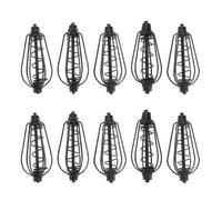 OUNONA 10pcs Mini Bait Cage Feeder Heavy Duty Wire Trap Basket for Carp | 15g/20g/25g/30g Carp Bait Holder Accessory, Bait Cage for Lake, Wire Basket Design, Fish Attractor Tackle Cage