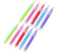 OUNONA 10pcs Mini Mechanical Pencil 0.7mm Short Size with Slide-Out Core