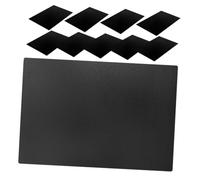 OUNONA 10pcs Portable Nail Art Palette for Makeup Mixing Reusable Cosmetic Pan Tray Lightweight Professional Nail Color Board for Manicure Pedicure Tools Women