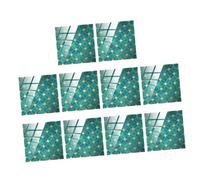 OUNONA 10pcs Vintage Geometric Peel and Stick Wallpaper Tiles Self-Adhesive Vinyl Decals for Kitchen Backsplash Bathroom Bedroom Cabinet Decoration Retro Wall Stickers