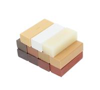 OUNONA 11pcs Wood Floor Repair Wax Kit for Laminate Vinyl Flooring Quick Drying Hard Wax Filler in Colors Scratch Squeaky Floor Repair Paste Easy Application for Home Use and Furniture