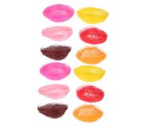 OUNONA 12pcs Colored Artificial Bird Nest Decor Realistic Simulation Nest Platter for Crafts Succulent Planter Snack Bowl Decoration
