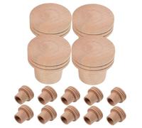 OUNONA 15 Pcs Organic Moxa Stick Fire Extinguishers with Storage Base Traditional Moxibustion Device for Safe Moxibustion Therapy and Reliable Fire Prevention