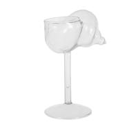 OUNONA 150ml Conch Shell Wine Goblet, Seashell Shaped Cocktail Glass Cup | 5cm Rim Diameter, Glassware, Novel Presentation for Red Wine, Cocktails, Seafood Dinners and Holiday Home Bars