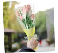 OUNONA 150pcs Flower Sleeve Bags for Bouquets Transparent Flower Wrapping Bags for Weddings Birthdays and Graduations Convenient Florist Supplies