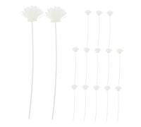 OUNONA 15pcs Elegant Chrysanthemum Artificial Flower Diffuser Sticks Aesthetic Aroma Release for Living Room Bedroom Office Wedding Decor No Wilting Worries