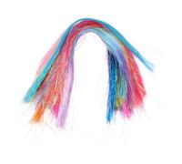 OUNONA 15pcs Fly Tying Tinsel Thread 0.5mm 1/50" Holographic for Tying