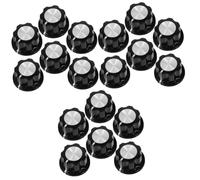OUNONA 18pcs Volume Control Knob Guitar Pedal Knobs Amplifier Potentiometer Replacement Instrument Accessory for Electric Guitar Volume Adjuster