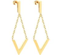 OUNONA 1Pair Geometric Dangle Earrings for Women Lightweight Diamond Shaped Chain Drop Earrings Versatile Jewelry for Parties Casual Outfits and Special Occasions Ready Fashion