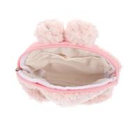 OUNONA 1Pc Adorable Rabbit Lipstick Storage Bag Pouch Portable Change Organizer for Makeup Coins and Essentials for Travel and Daily Use