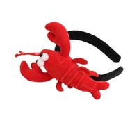 OUNONA 1Pc Creative Animal Hairband Funny Lobster Headdress for Boys and Adorable Stuffed Cartoon Character Accessory for Parties and Everyday Wear