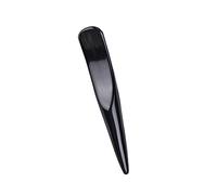 OUNONA 1pc Horn Scraping Plate Black Solid Horn Gua Massage Stick for Body Face Muscles Polished Portable Massaging Tool for Back Arms Legs Shoulders