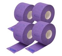 OUNONA 1set Rolls Purple Disposable Barber Paper Neck Strips, Single Use Haircut Protective Paper Strip for Neck, Maintains Hygiene and Efficient Hair Protection, for Styling 4rolls