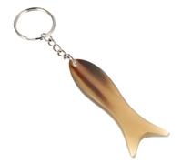 OUNONA 2 pcs Fish Shaped Buffalo Horn Gua Keychain Portable Body Tool for Relief Convenient Scraping Board for