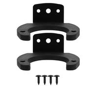 OUNONA 2 Pieces Microphone Wall Holder Hooks for Wireless Microphone Storage, Small Size Silicone and Iron Material Mounts, Wall Mount Mic Stand Accessories for Household Use