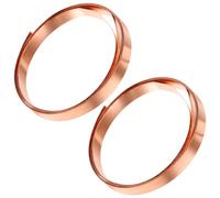 OUNONA 2 Rolls Copper Foil Roll Smooth Oxidation-free Surface, Excellent Conductivity and Space-saving Design, for Transformer Coils, Sensor Module Wiring, Crafting Applications