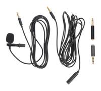 OUNONA 2 Sets Professional Microphone Kit with Metal Shell, Adapter, and 2m Extension Cable for Phone and Computer Recording, Interview, and Ktv Singing