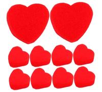 OUNONA 20 Pairs Heart Shaped Sponges Illusion Appearing Hearts for Close Up Performance Props for Parties and Events Interactive Magician Trick