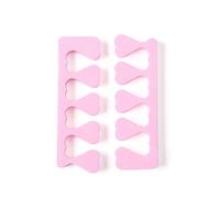 OUNONA 20 Pairs Sponge Nail Toe Separators Foam for Pedicure and Manicure Finger and Toe Spacers for Nail Art Random Color Suitable for Bunion Relief