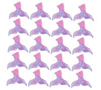 OUNONA 20 Sheet Mermaid Tail Paper Napkins for Ocean Birthday Party Decorations Beach and Under Sea Party Supplies Cute Ocean Animal Design for Themed Events and Outdoor Picnics