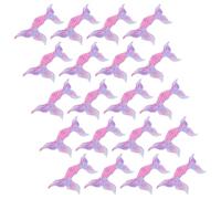 OUNONA 20 Sheets Purple Mermaid Tail Paper Napkins with Fine Workmanship, Unique Mermaid Pattern Design for Ocean Party and Birthday Celebrations, Eye Catching the Sea Party