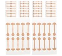 OUNONA 200pcs Wing Of Nose Slimming Strips - Dumbbell Shape Adhesive Nasal Shaping Patches For Nostril Reshaping Tool Women Men