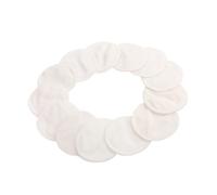 OUNONA 20pcs Bamboo Fiber Makeup Remover Pads Washable Face Cleansing Sponges Reusable Facial Wipes for Eye Face Makeup for Sensitive Skin