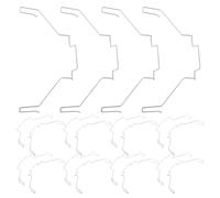 OUNONA 20pcs CPU Heatsink Fan Buckles Stainless Steel Cooling Fan Fastener with External Hook Buckle for Home and Modding Use, No Additional Tools Necessary, Sturdy and Reusable