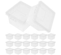 OUNONA 20Pcs Insect Breeding Containers Habitat Boxes for Small Reptiles and Spiders Featuring Ventilation for Easy Care and Behaviour Research