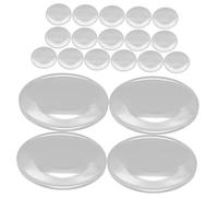 OUNONA 20pcs Magnifying Glass Lens Magnifier Set for Seniors Reading Maps Jewelry Watch Computer Repair