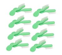 OUNONA 20pcs Soft Bristle Manual Toothbrush with Short Handle for Safe Use in Prisons and Psychiatric Wards Gentle Plaque Removal Therapy Brush for Adults Compact Design for Thorough