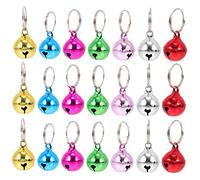OUNONA 24Pcs Decorative Dog Bells Multi Function Pet Bells for Collars Replaceable Cat Accessories for Weddings Parties Christmas Decor