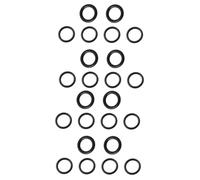 OUNONA 24pcs High Temp Corrosion Resistant Bike Disc Brake Round Ring Seals Rubber Gaskets for Cycling Accessories