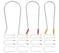 OUNONA 24pcs Hot Roller Clips - Electric Curler Clips For 1/1.25''/1.5'' Heated Hair Rollers - U Shaped Secure Grip Clamps For Barber Shop Everyday Hair Styling