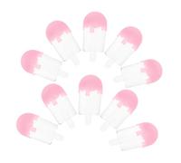 OUNONA 24pcs Mini Ice Cream Shaped Candy Boxes Pink Small Treat Containers for Party Favors Showers Weddings Birthdays Decorative Clear Candy Holders