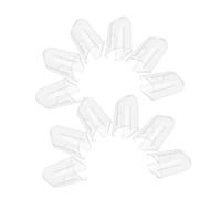 OUNONA 24pcs Semi- Electric Toothbrush Head Covers Portable Dust and Protection Caps for Travel Compatible Oral Toothbrush Heads