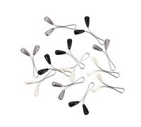 OUNONA 24Pcs U Shaped Pearl Scarf Clips Creative Headscarf Fixing Pins for Muslim Hijab Fashionable Brooch Pins for Women for Family and Friends