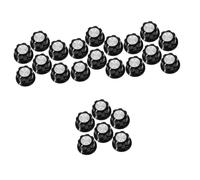 OUNONA 24pcs Volume Control Knob for Electric Guitar Potentiometer Knob for Tone and Volume Adjuster Instrument Accessory for Practice and Performance