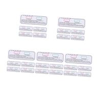 OUNONA 25pcs Test Cards Identifiers Indicator Testing Strip for Indoor Use UV Light Effect Tester Cards