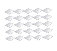 OUNONA 25PCS Transparent CD DVD Cases Double Disc Storage Boxes Portable Media Video Organizer for Home Compact Carrying and Easy Disc Identification