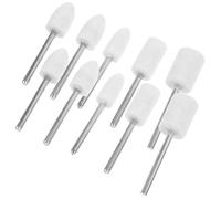 OUNONA 25pcs Wool Felt Polishing Bits for Rotary Tools Grinding Buffing Accessories with Multiple for Watch Jewelry Manicure Polishing and Grinding