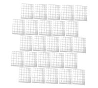 OUNONA 25sheets Eyelash Extension Stickers Eyelash Glue Holder Pallet Sticker Aluminum Foil for Makeup Supplies Lash Extension Glue Pallet Pads