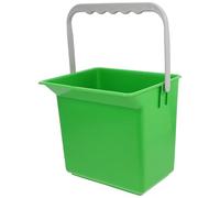 OUNONA 2l Plastic Car Trash Can with Handle and Large Capacity Design, Convenient Cleaning Rectangular Bucket for Hanging Car Use, for Vehicle Interior Waste Management