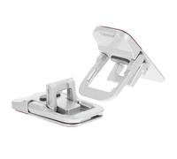 OUNONA 2pcs Adjustable Aluminum Laptop Stand Portable Compact Laptop Riser with Stable Keyboard Feet for Ergonomic Desk Height Notebook Support for Workspace Optimization