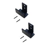 OUNONA 2pcs Adjustable Sliding Barn Door Floor Guide Wall-Mounted Design for Smooth Movement Finish Prevents Door Swinging and Rolling Off Rail Suitable for Grooved