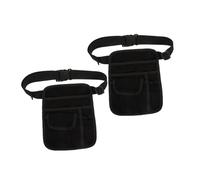 OUNONA 2pcs Adjustable Waist Money Bag Pouch for Waiters with Multiple Pockets Server Organizer Belt Bag for Restaurant and Bar Use